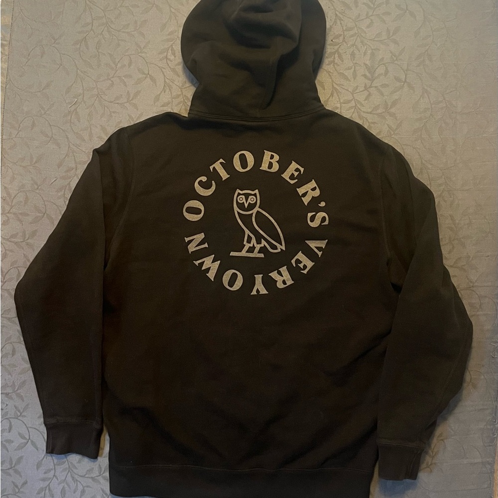 OVO Octobers Very Own Black Zip Up Hoodie XL